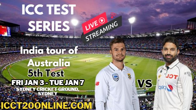 [Day 2-Test Series] Australia Vs India Cricket Live Stream 2024